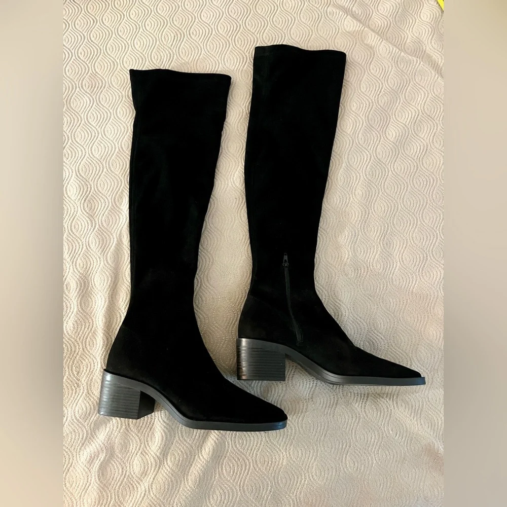 Mango over the knee boots in black size 40